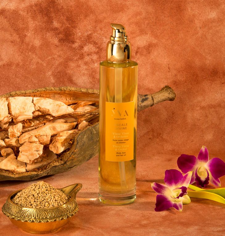 Lalita Massage Ayurvedique : huile essentielle Ylang Ylang