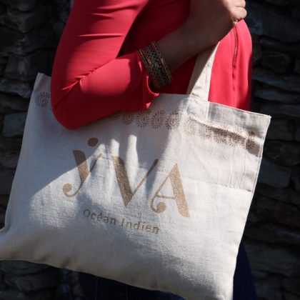 tote bag coton solidaire YVA Océan Indien
