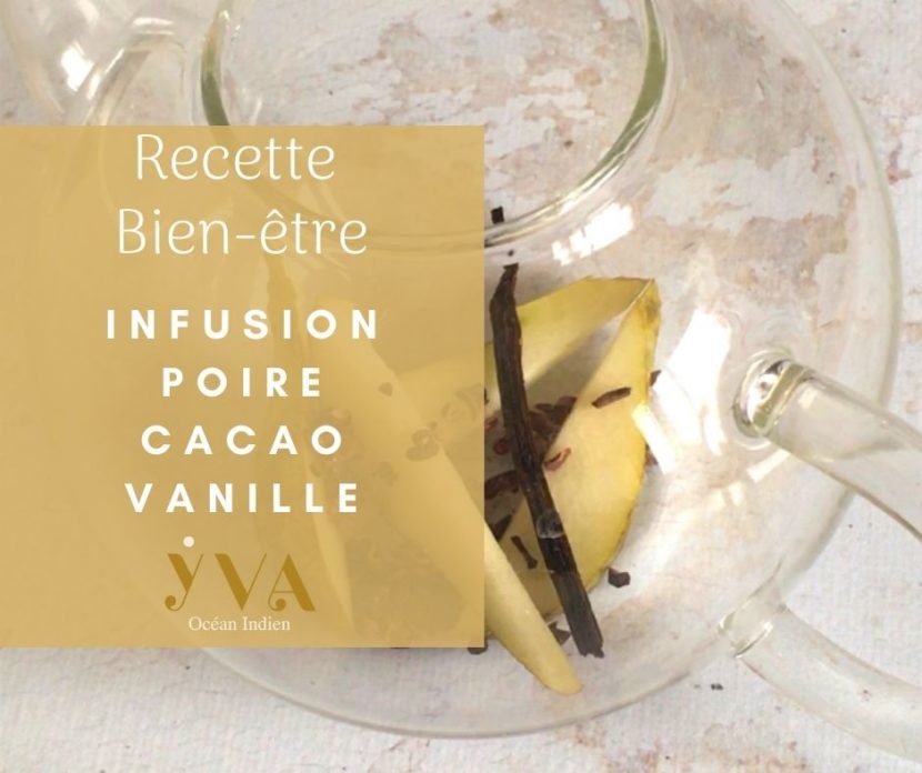 infusion poire cacao vanille