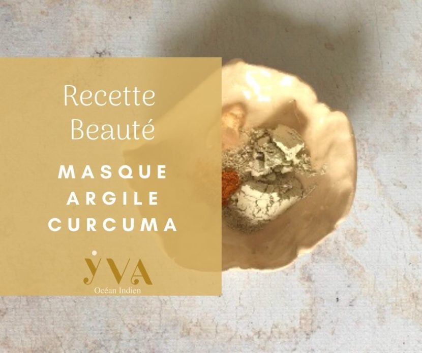 masque visage purifiant argile curcuma